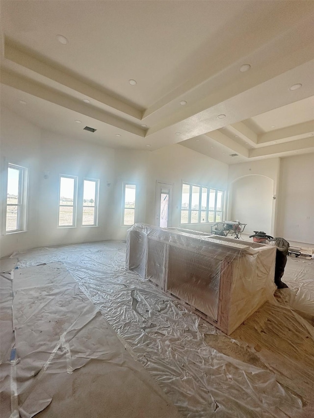 additional living space with recessed lighting