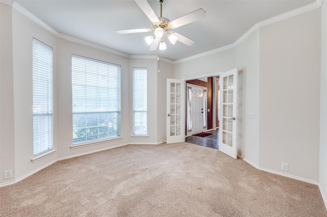11050 Millvale Ct, Frisco, TX 75035 - dining area featuring ornamental molding, stairs, an inviting chandelier, and baseboards