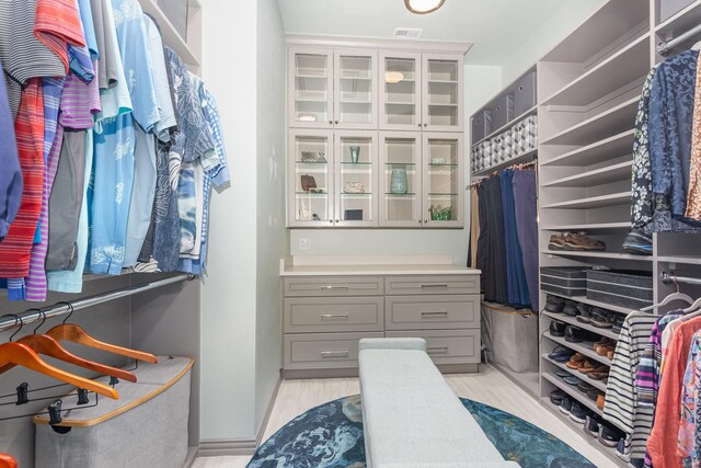 905 Maybach Ct, Mckinney, TX 75071 - spacious closet with visible vents and light wood-type flooring