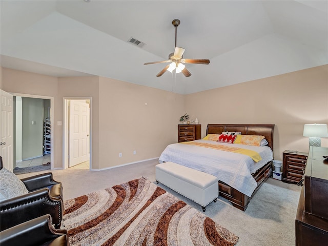 3115 Reagenea Dr, Wylie, TX 75098 - carpeted bedroom with baseboards, a ceiling fan, and visible vents