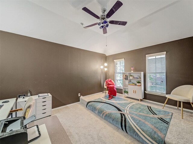 3115 Reagenea Dr, Wylie, TX 75098 - game room with a ceiling fan, baseboards, and carpet