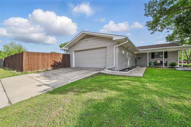 1501 SE 4th St, Grand Prairie, TX 75051 - single story home with brick siding, concrete driveway, and a garage