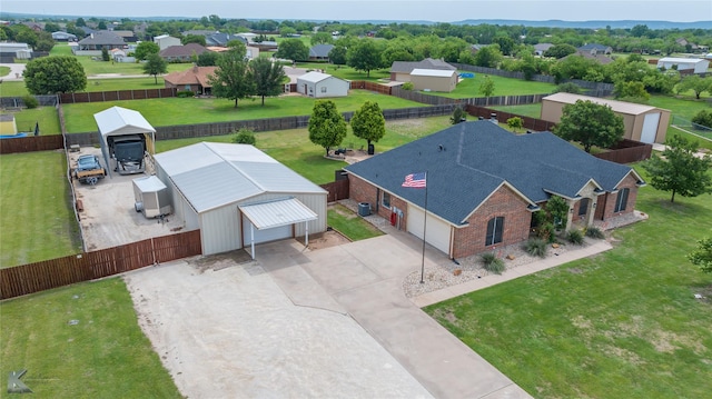 birds eye view of property featuring a residential view