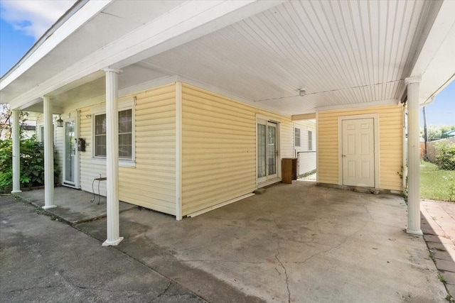 5841 Tracyne Dr, Westworth Village, TX 76114 - exterior space with an attached carport