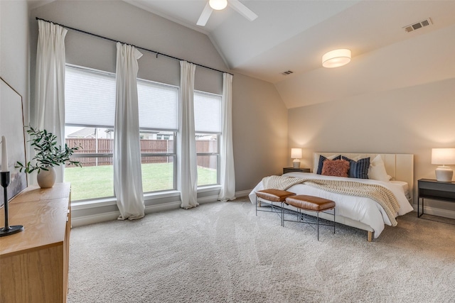4009 Palomino Rd, Aubrey, TX 76227 - carpeted bedroom featuring lofted ceiling and baseboards