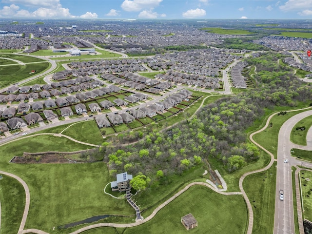 birds eye view of property featuring a residential view