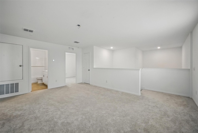 849 Breakwater Dr, Princeton, TX 75407 - interior space with visible vents, light colored carpet, and ensuite bath