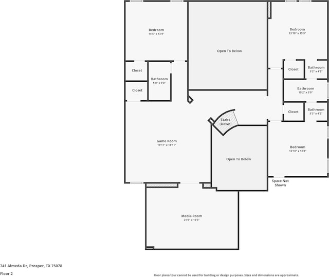 741 Almeda Ln, Prosper, TX 75078 - room layout