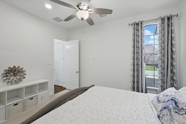 741 Almeda Ln, Prosper, TX 75078 - bedroom featuring recessed lighting and ceiling fan