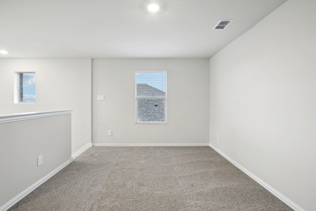 419 Bertney Dr, Princeton, TX 75071 - spare room featuring carpet, visible vents, recessed lighting, and baseboards