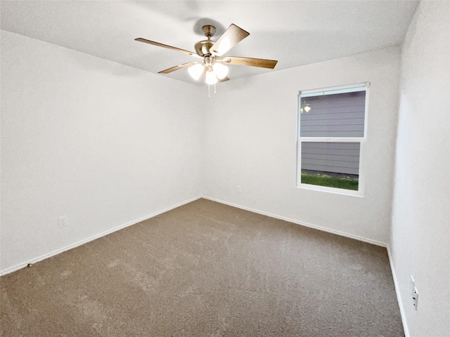 6267 Unbridled Dr, Forney, TX 75126 - unfurnished room with carpet floors, ceiling fan, and baseboards