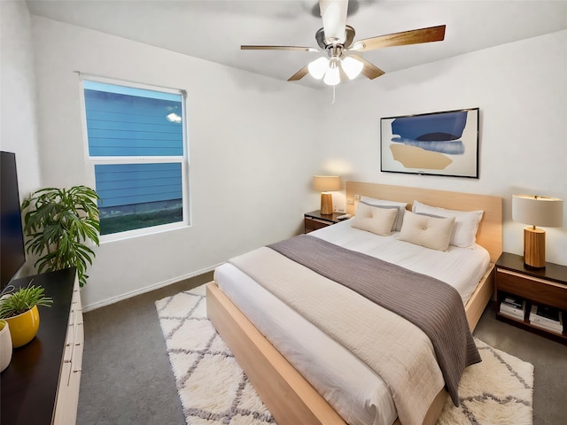 6267 Unbridled Dr, Forney, TX 75126 - carpeted bedroom with ceiling fan and baseboards