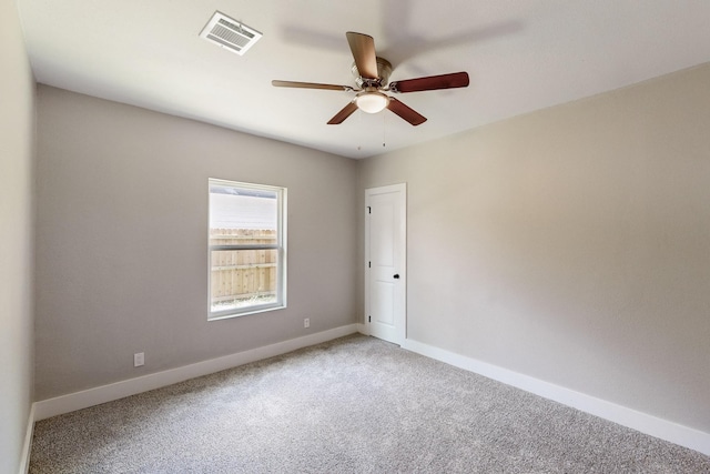 1500 W Collin, Corsicana, TX 75110 - carpeted empty room featuring a ceiling fan and baseboards