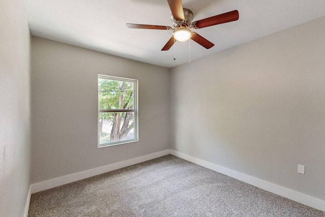 1500 W Collin, Corsicana, TX 75110 - carpeted empty room with baseboards and a ceiling fan