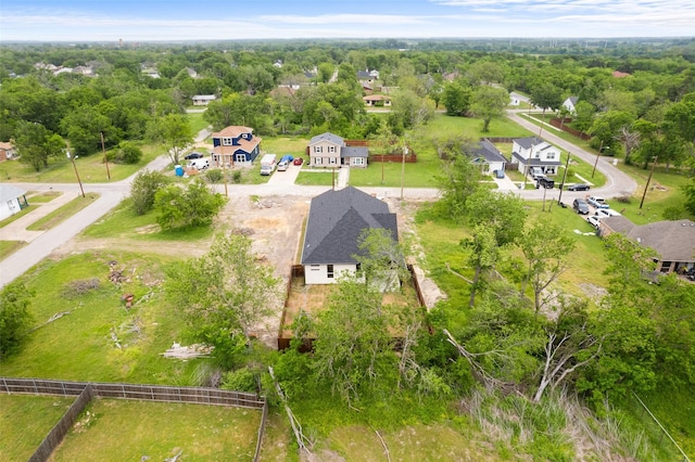 drone / aerial view featuring a residential view