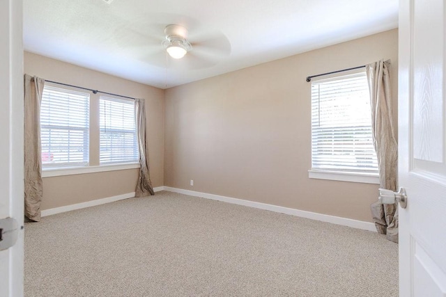 102 S Oak St, Paradise, TX 76073 - spare room featuring carpet floors and a ceiling fan