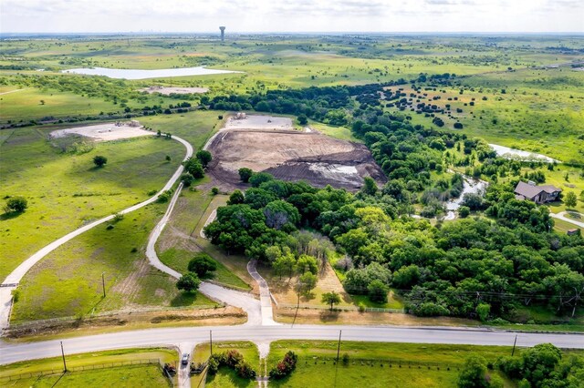 drone / aerial view featuring a rural view