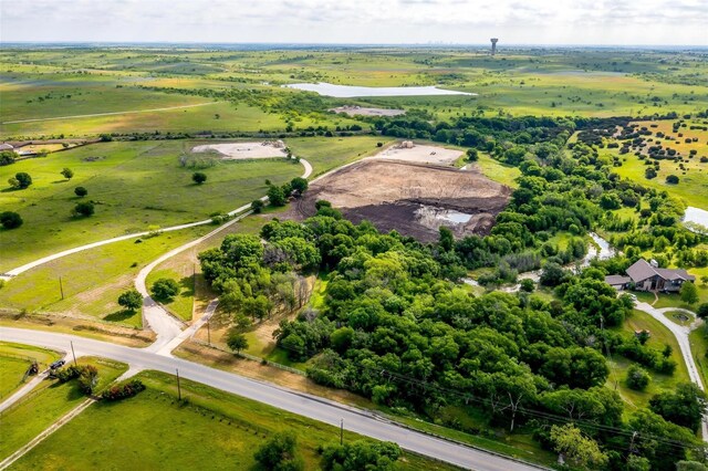 drone / aerial view featuring a rural view