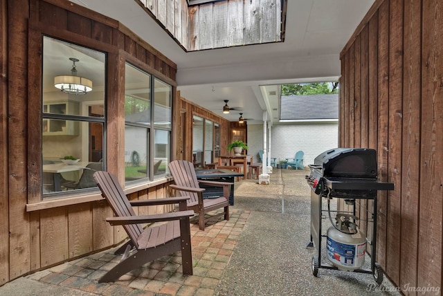 view of patio / terrace with grilling area