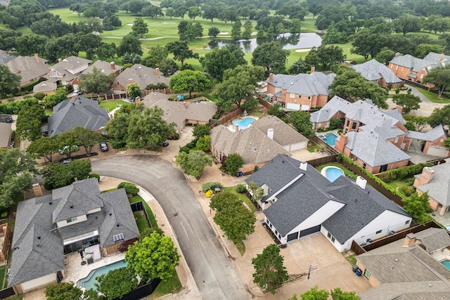 5702 Glen Heather Dr, Dallas, TX 75252 - aerial view of residential area with a nearby body of water and a golf course