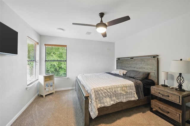 5314 Meritage Ln, Grapevine, TX 76051 - bedroom with carpet, baseboards, and a ceiling fan