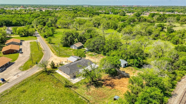760 College Farm, Stephenville, TX 76401 - bird's eye view featuring a wooded view