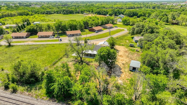 760 College Farm, Stephenville, TX 76401 - birds eye view of property featuring a view of trees