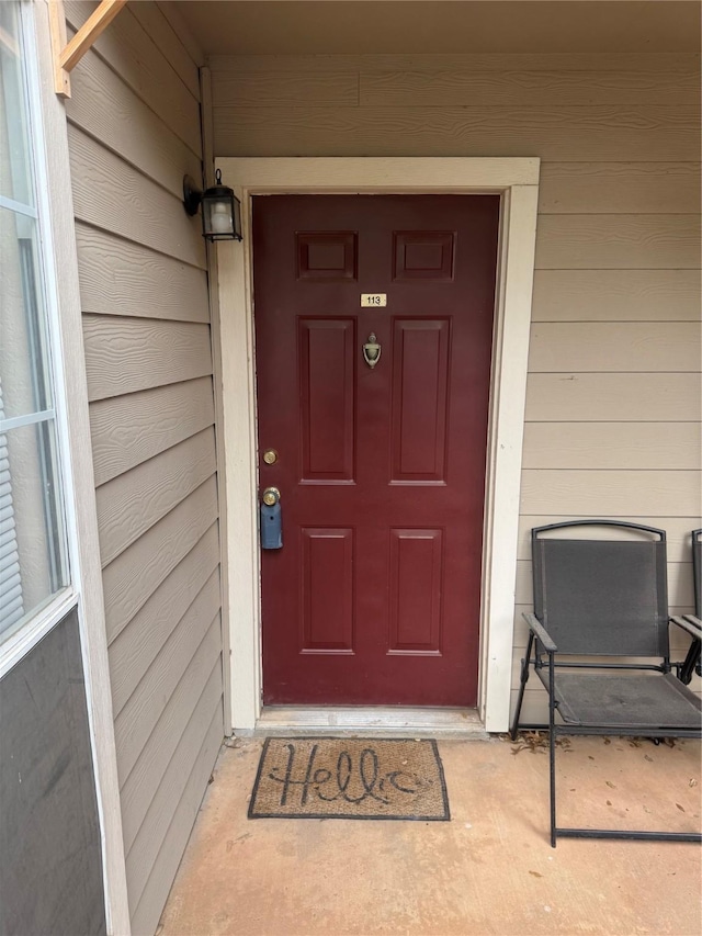 view of property entrance