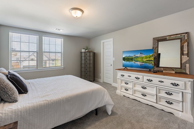 4114 Anglers Way, Royse City, TX 75189 - bedroom with baseboards, visible vents, and light colored carpet