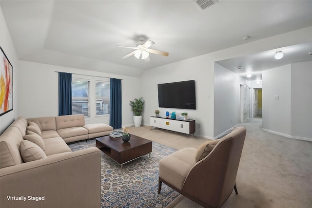 1405 Blue Gill Ln, Crowley, TX 76036 - spare room with visible vents, carpet flooring, baseboards, and ceiling fan
