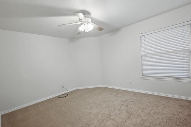 1405 Blue Gill Ln, Crowley, TX 76036 - unfurnished room featuring visible vents, a ceiling fan, baseboards, and carpet floors