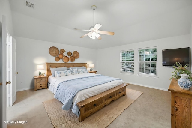 1405 Blue Gill Ln, Crowley, TX 76036 - empty room featuring carpet flooring, a ceiling fan, baseboards, and visible vents