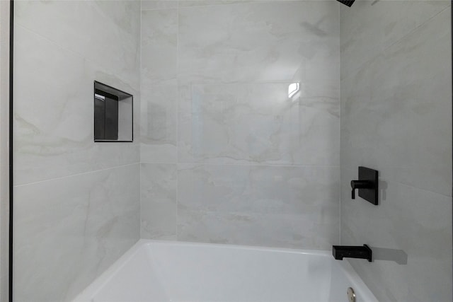 full bathroom featuring tub / shower combination