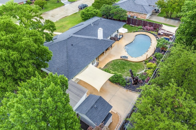 drone / aerial view