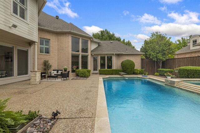 view of patio / terrace featuring outdoor lounge area
