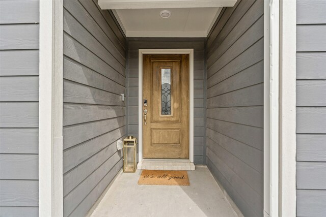 view of entrance to property