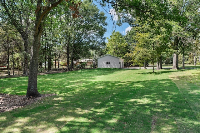 view of yard