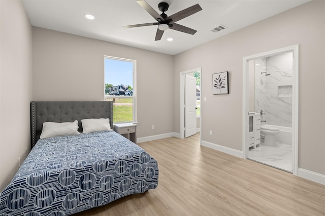 206 Splitrail Dr, Mabank, TX 75143 - bedroom featuring recessed lighting, visible vents, wood finished floors, and baseboards