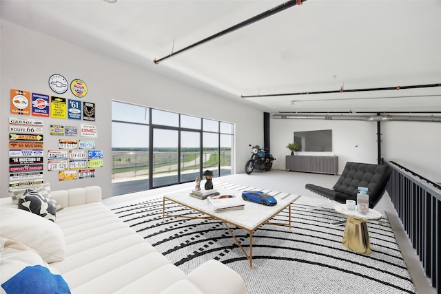 view of living area