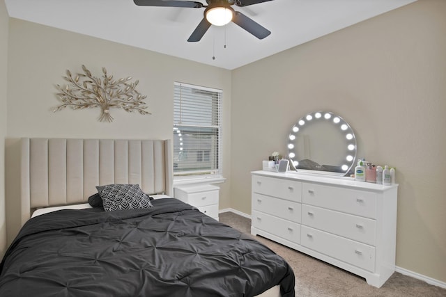 5652 Giddyup Ln, Fort Worth, TX 76179 - carpeted bedroom with baseboards and a ceiling fan