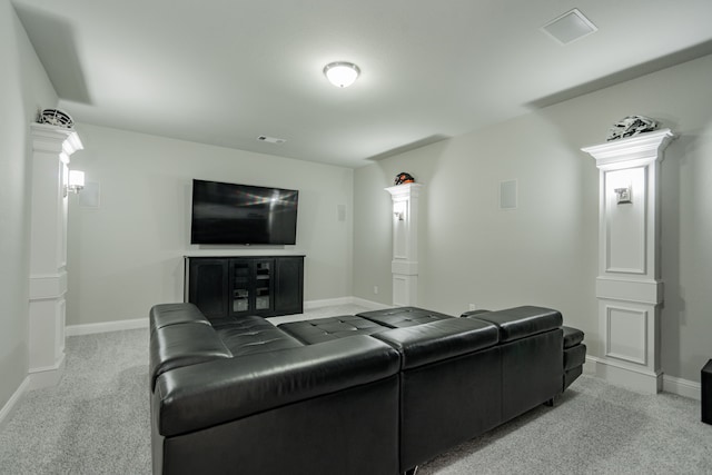 505 Eloise Dr, Heath, TX 75032 - living area featuring carpet, visible vents, and baseboards