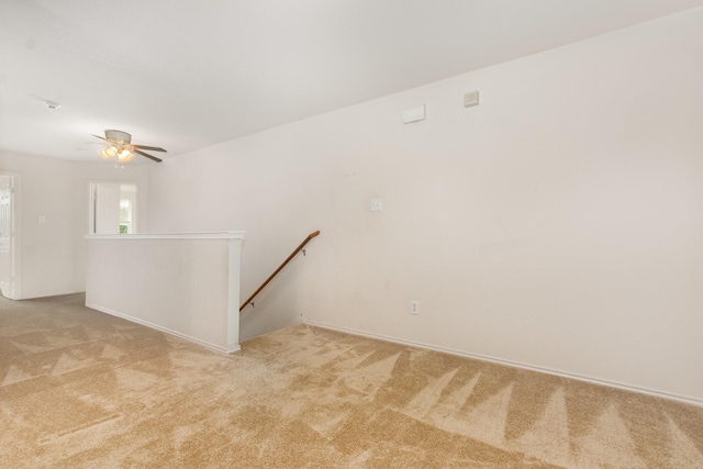 525 Butch Cassidy Dr, Anna, TX 75409 - spare room featuring light carpet and ceiling fan