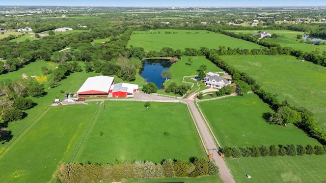 334 Pleasant Acres Rd, Rockwall, TX 75087 - bird's eye view featuring a rural view and a water view
