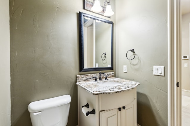 1233 Deer Lake Dr, Frisco, TX 75036 - half bath featuring toilet and vanity