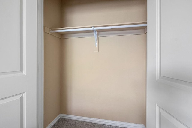 view of closet