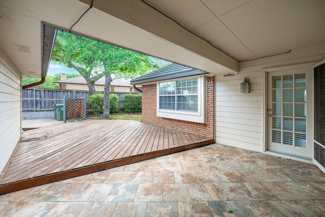 4703 El Brevo Ct, Arlington, TX 76017 - wooden deck featuring fence and a patio