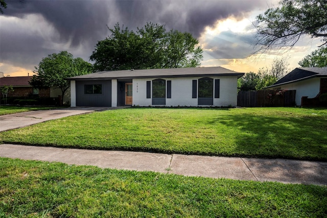 1830 Bosque Dr, Garland, TX 75040 - ranch-style house featuring driveway and brick siding