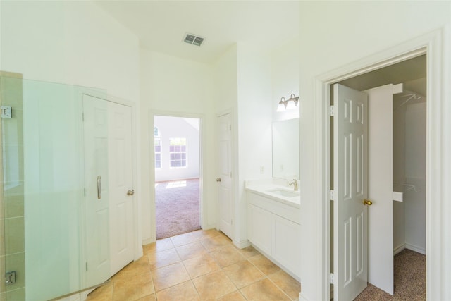 7404 Maybrook Ct, Plano, TX 75024 - bathroom featuring vanity and tile patterned flooring