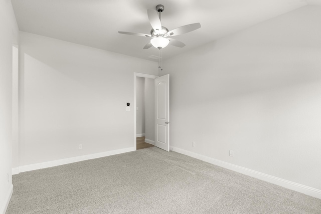 2612 Chester Dr, Celina, TX 75009 - spare room with light carpet, a ceiling fan, and baseboards