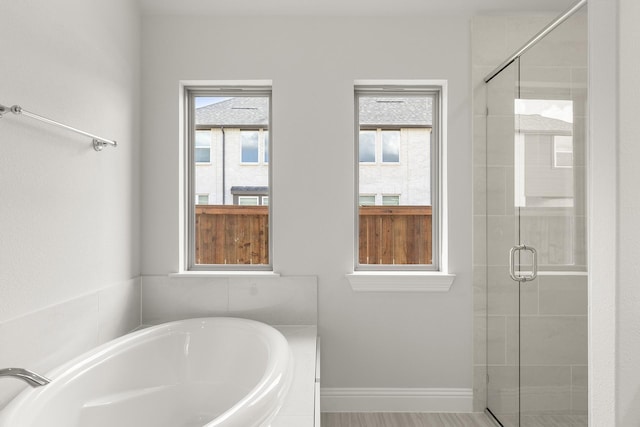 2612 Chester Dr, Celina, TX 75009 - bathroom with a stall shower and a bath